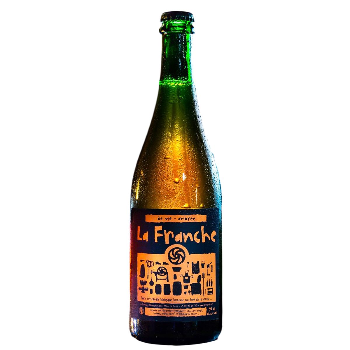 Item Bière Ambrée "De Vie" Bio 75cl