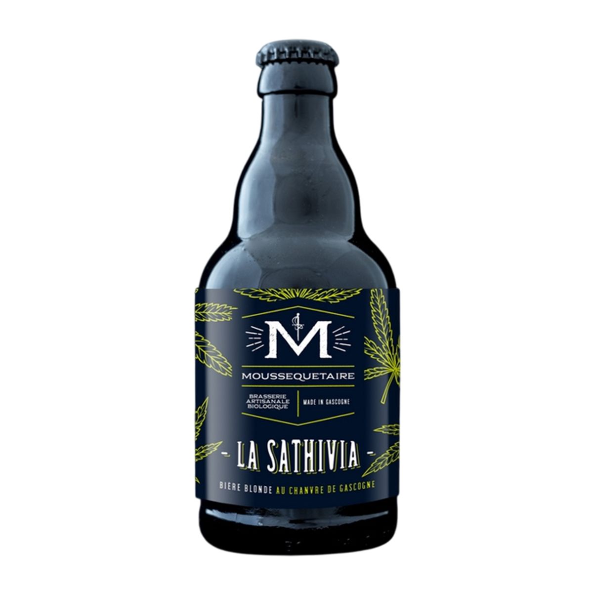 Item Bière Blonde au Chanvre "La Sathivia" Bio 33cl