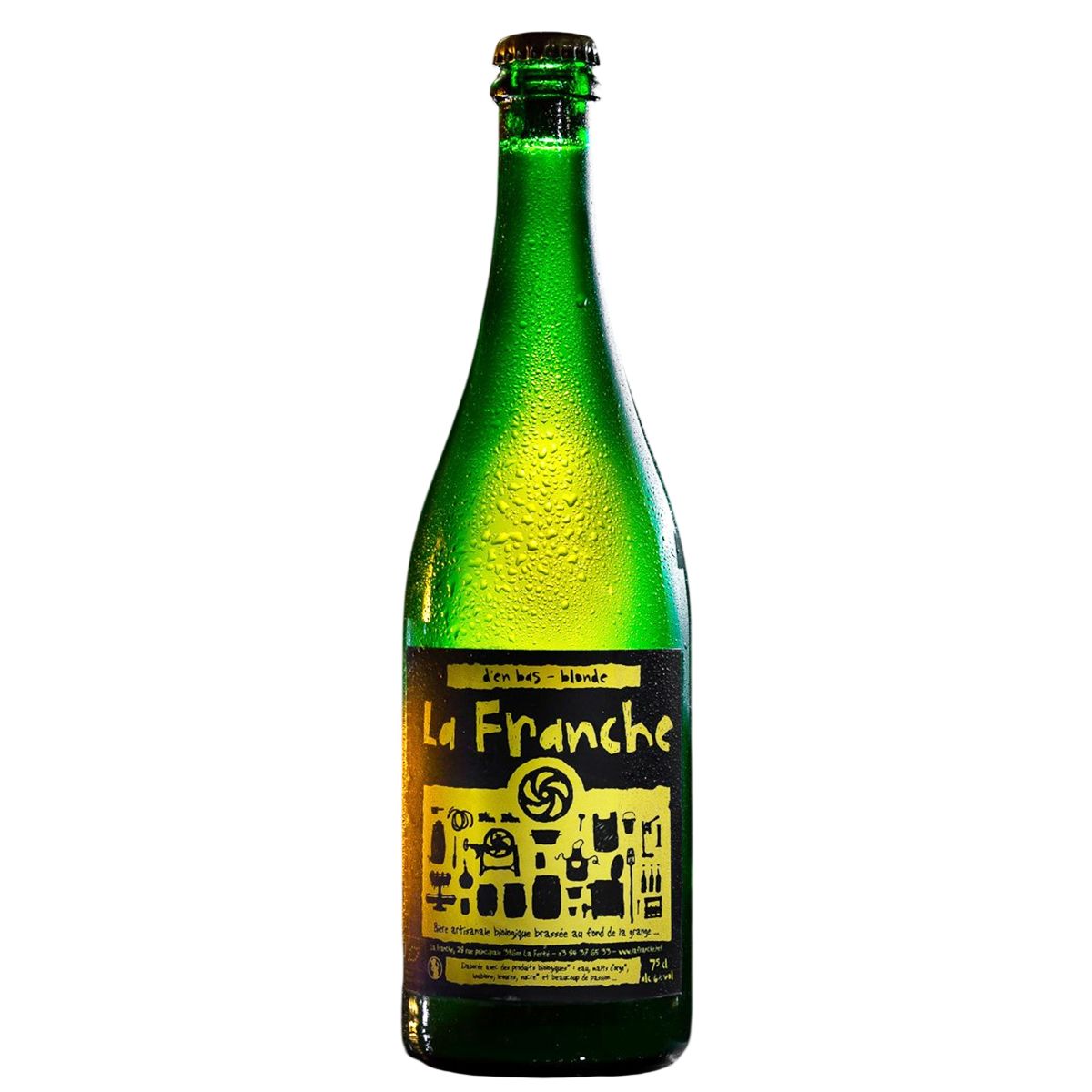 Item Bière Blonde "D'en Bas" Bio 75cl