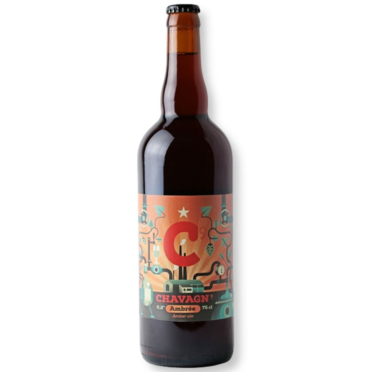 Bière La Chavagn' Ambrée 75cl
