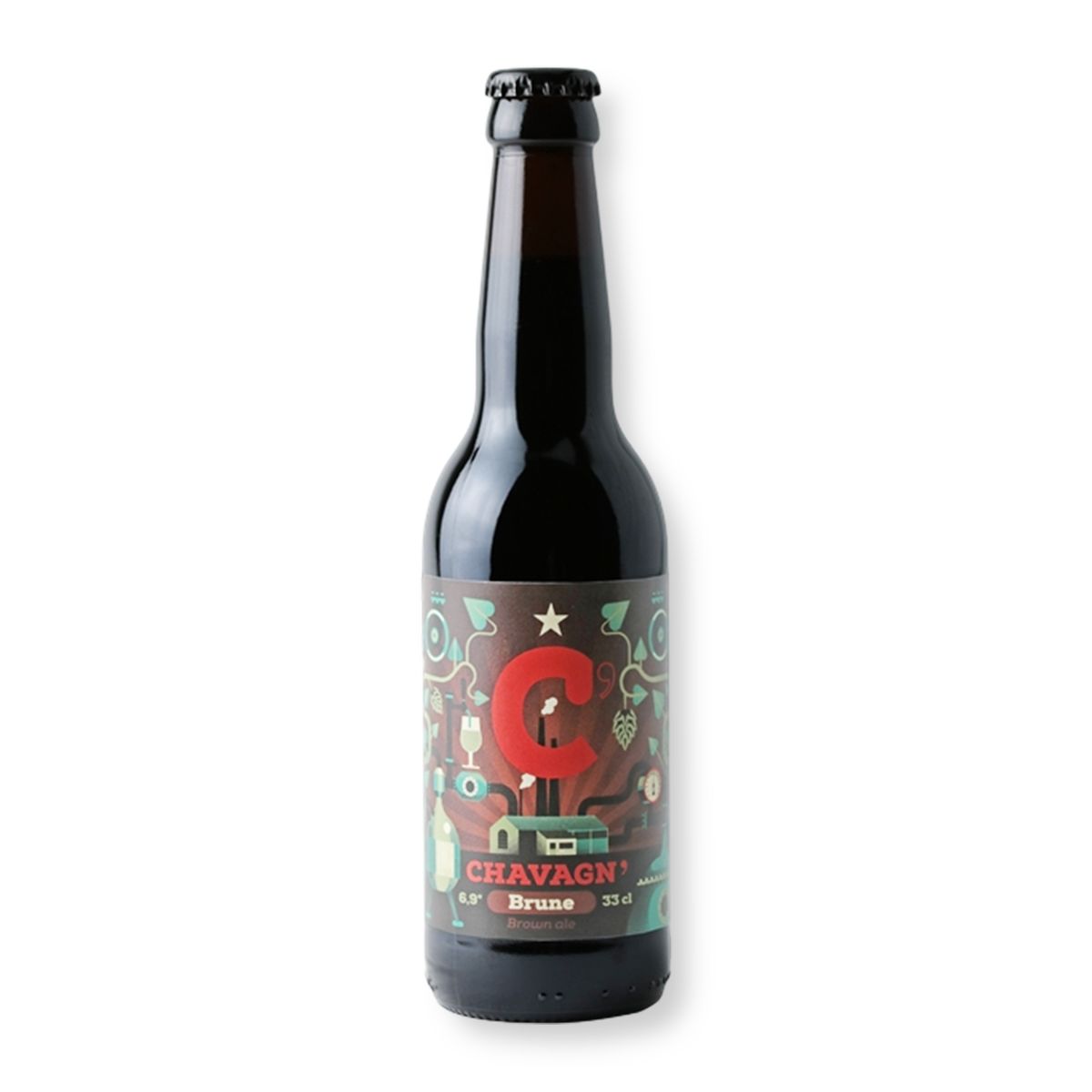 Item Bière La Chavagn' Brune 33cl