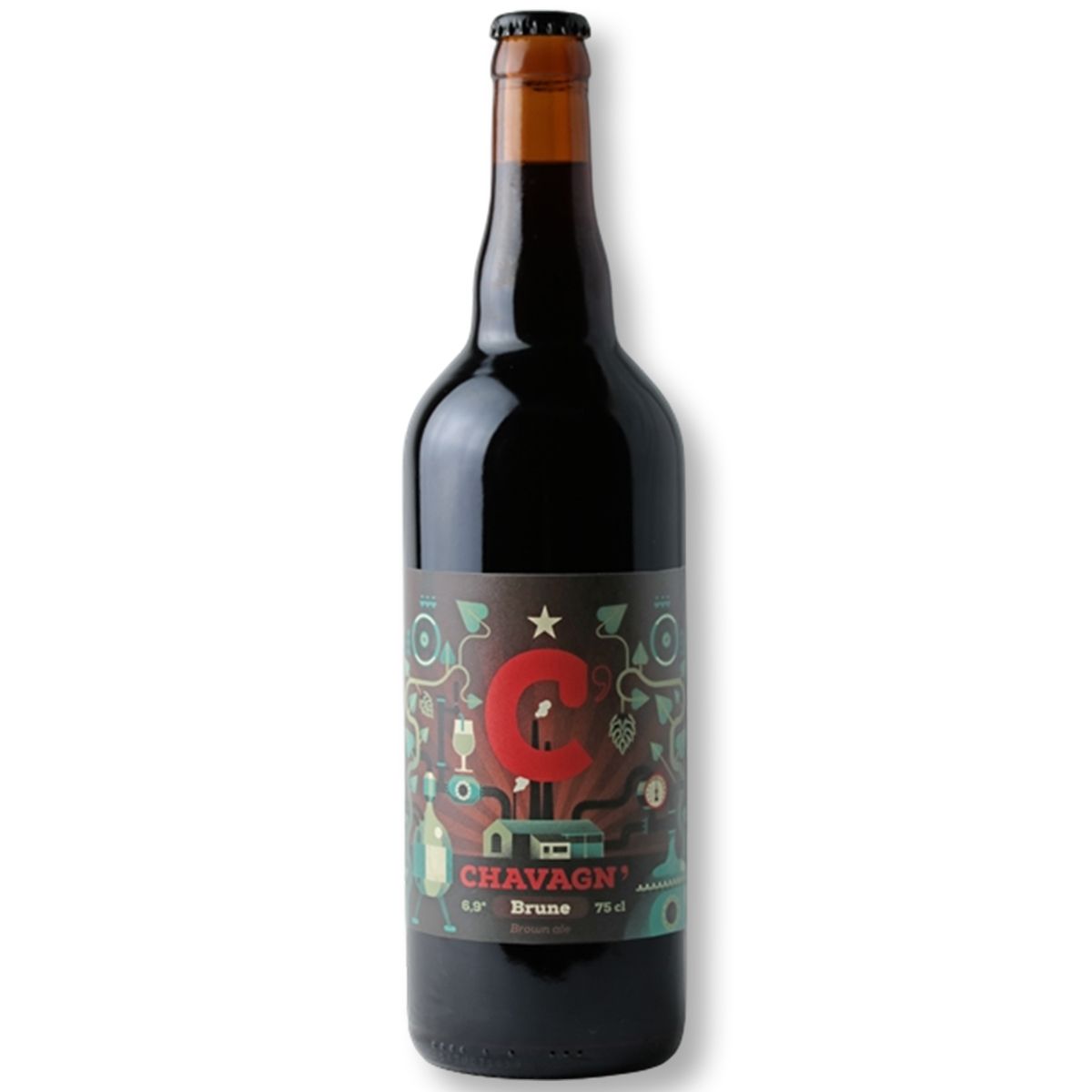Bière La Chavagn' Brune 75cl