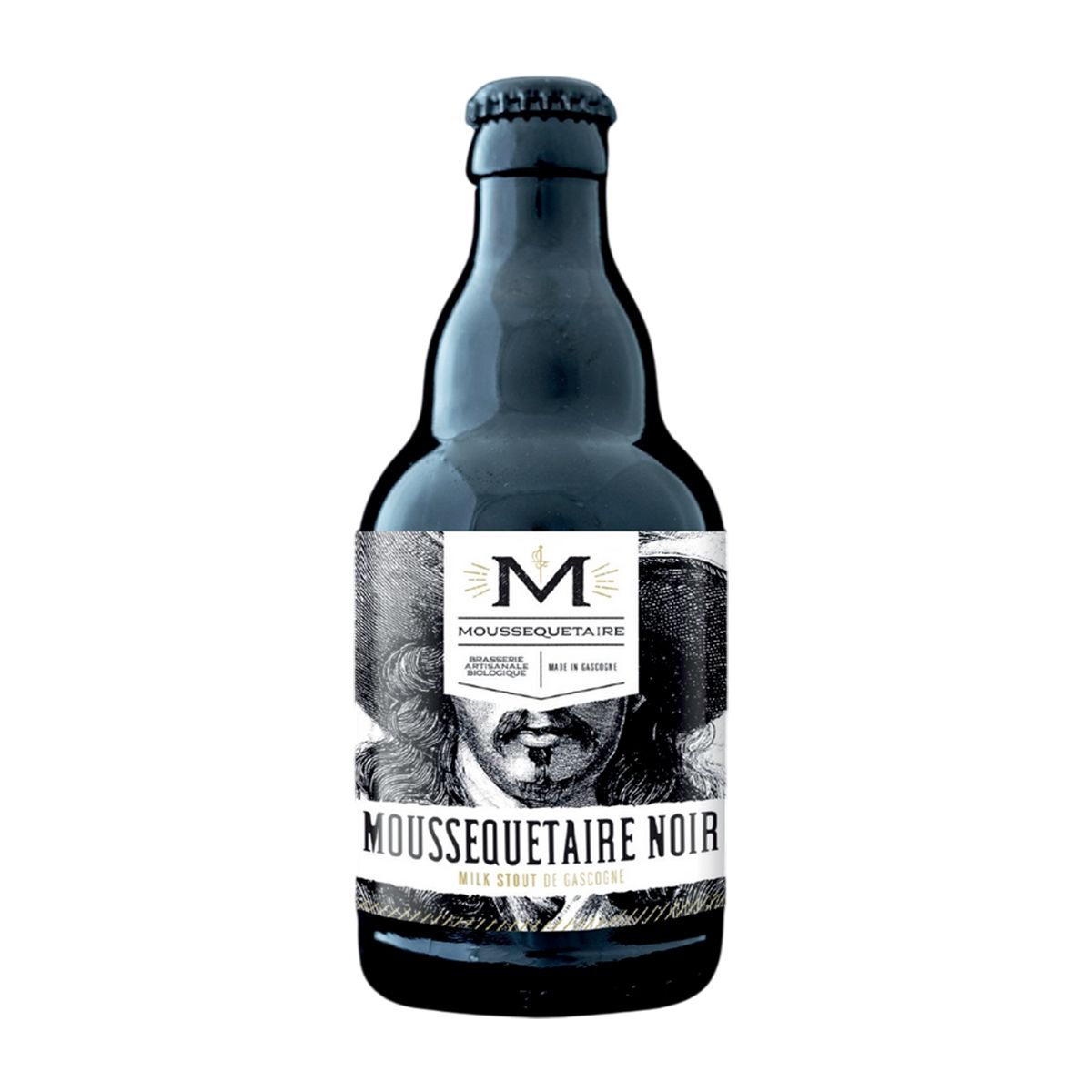 Item Bière Milk Stout "Moussequetaire Noir" Bio 33cl
