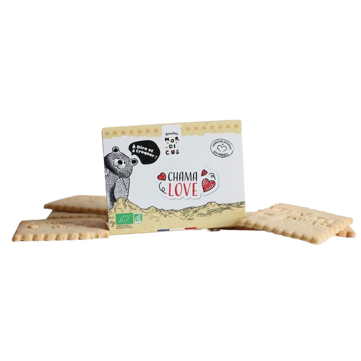 Biscuits à messages "Chama Love" (6 messages différents)
