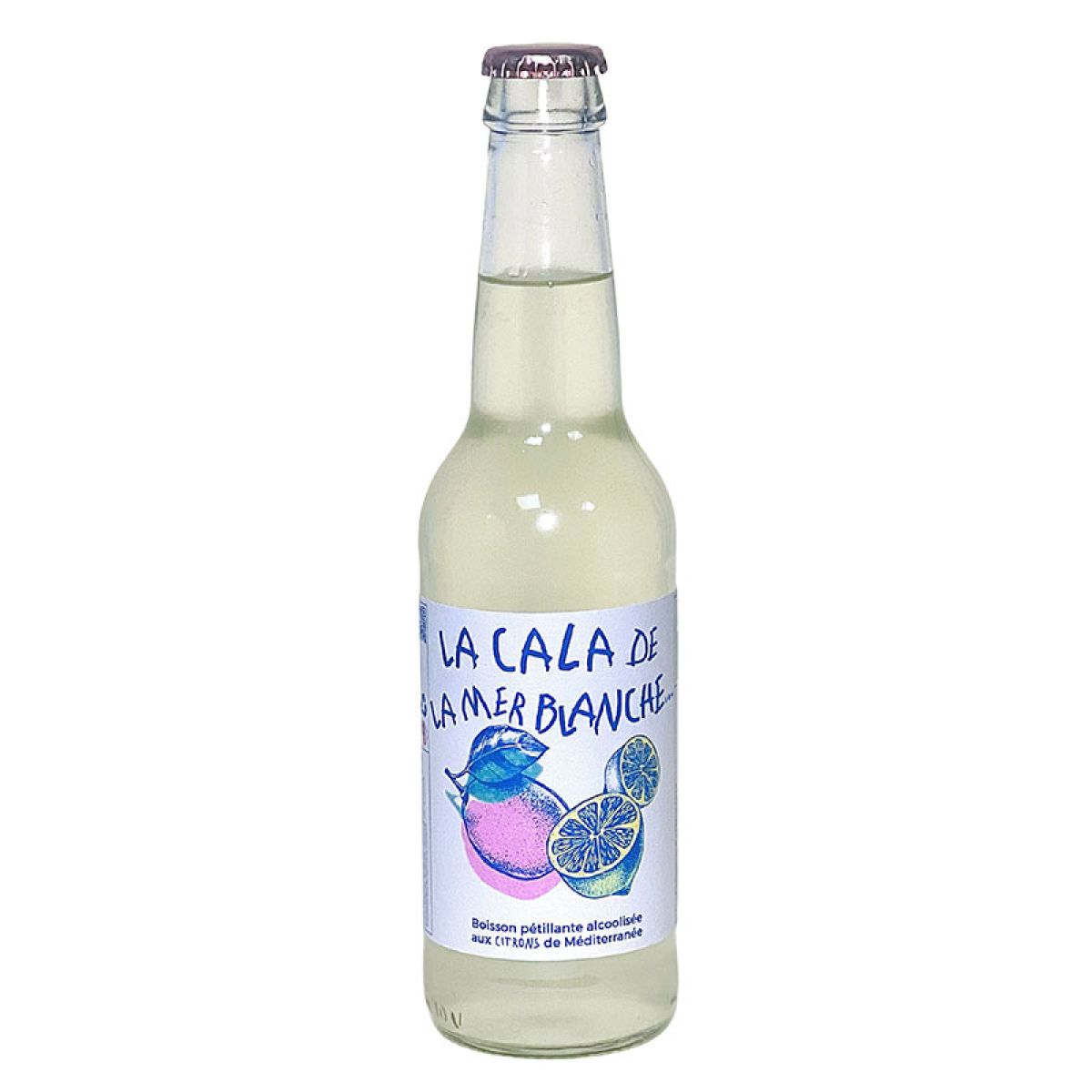 Cala de la Mer Blanche-Pétillant Citron 33cl