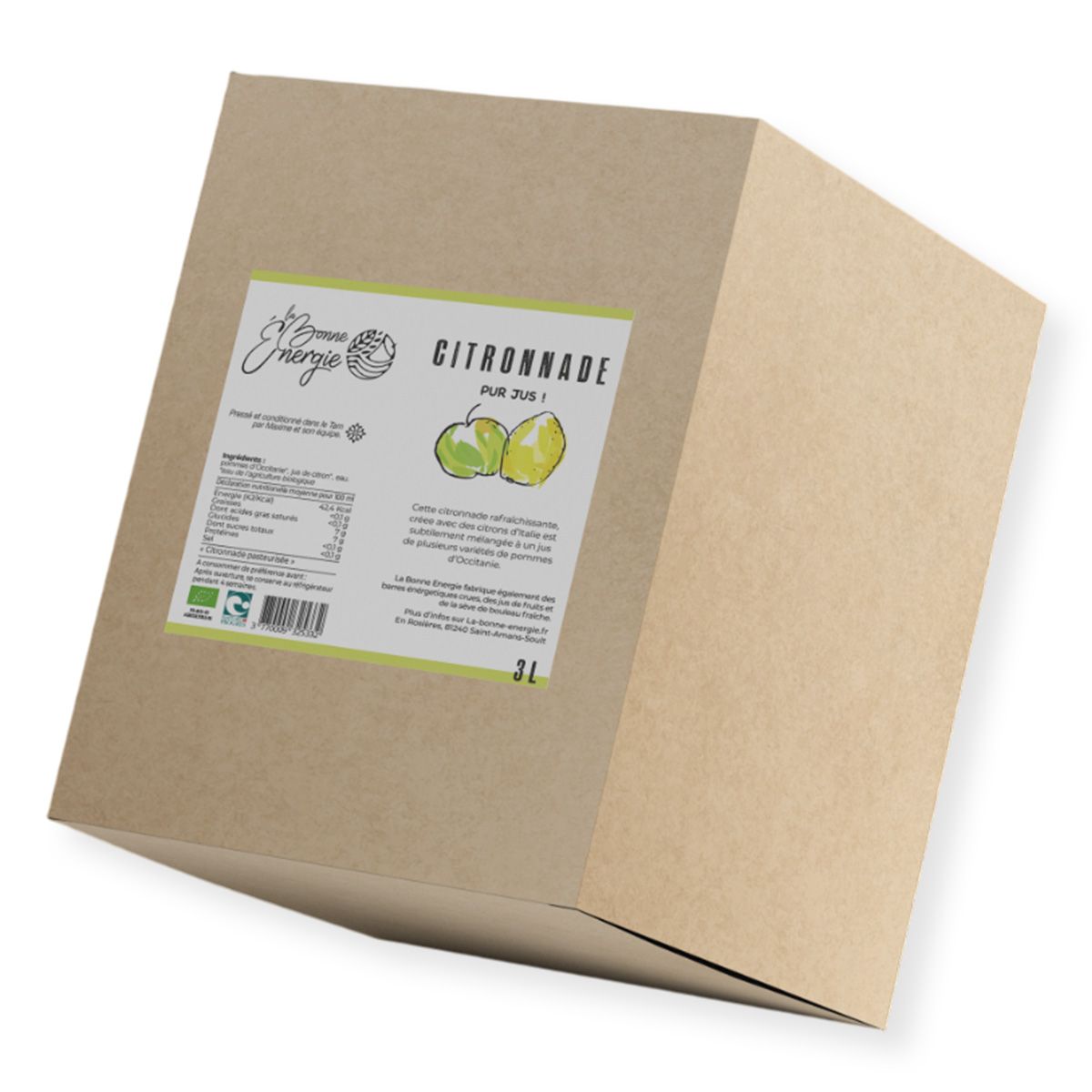 Item Citronnade - pomme citron BIB 3L