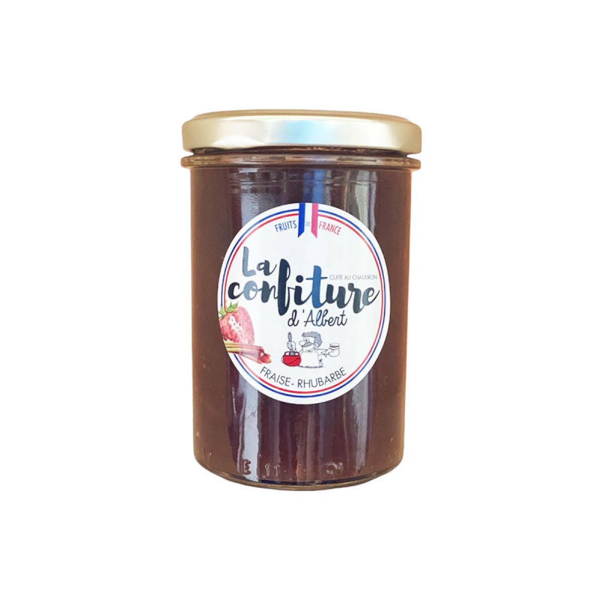 Confiture Fraise Rhubarbe