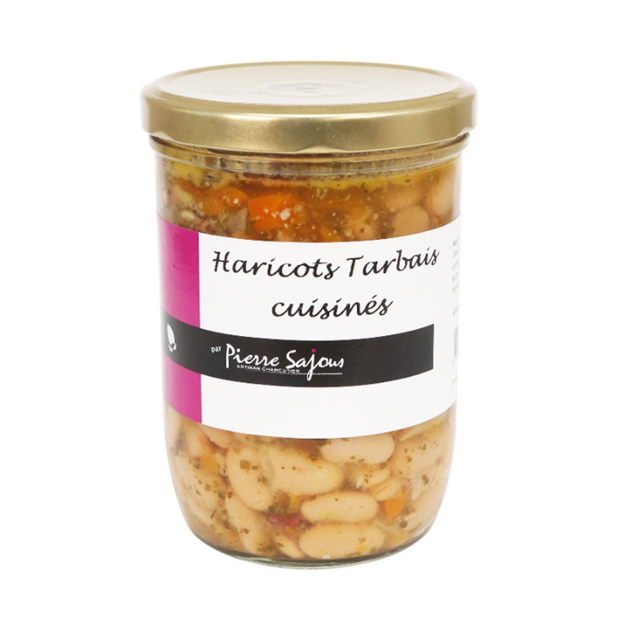 Item Haricots Tarbais IGP Label Rouge cuisinés, verrine 750g