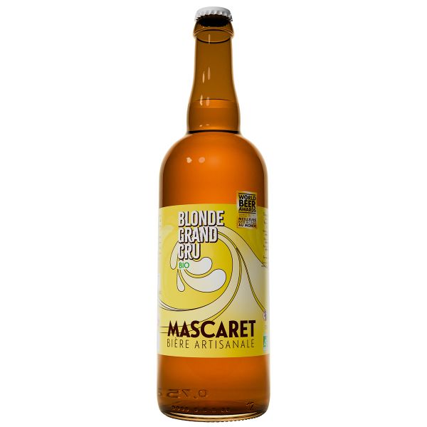 Item Bière Mascaret Blonde Grand Cru Bio 75cl