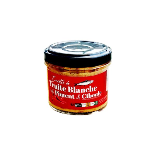 image Emiétté de Truite Blanche au Piment & Ciboule