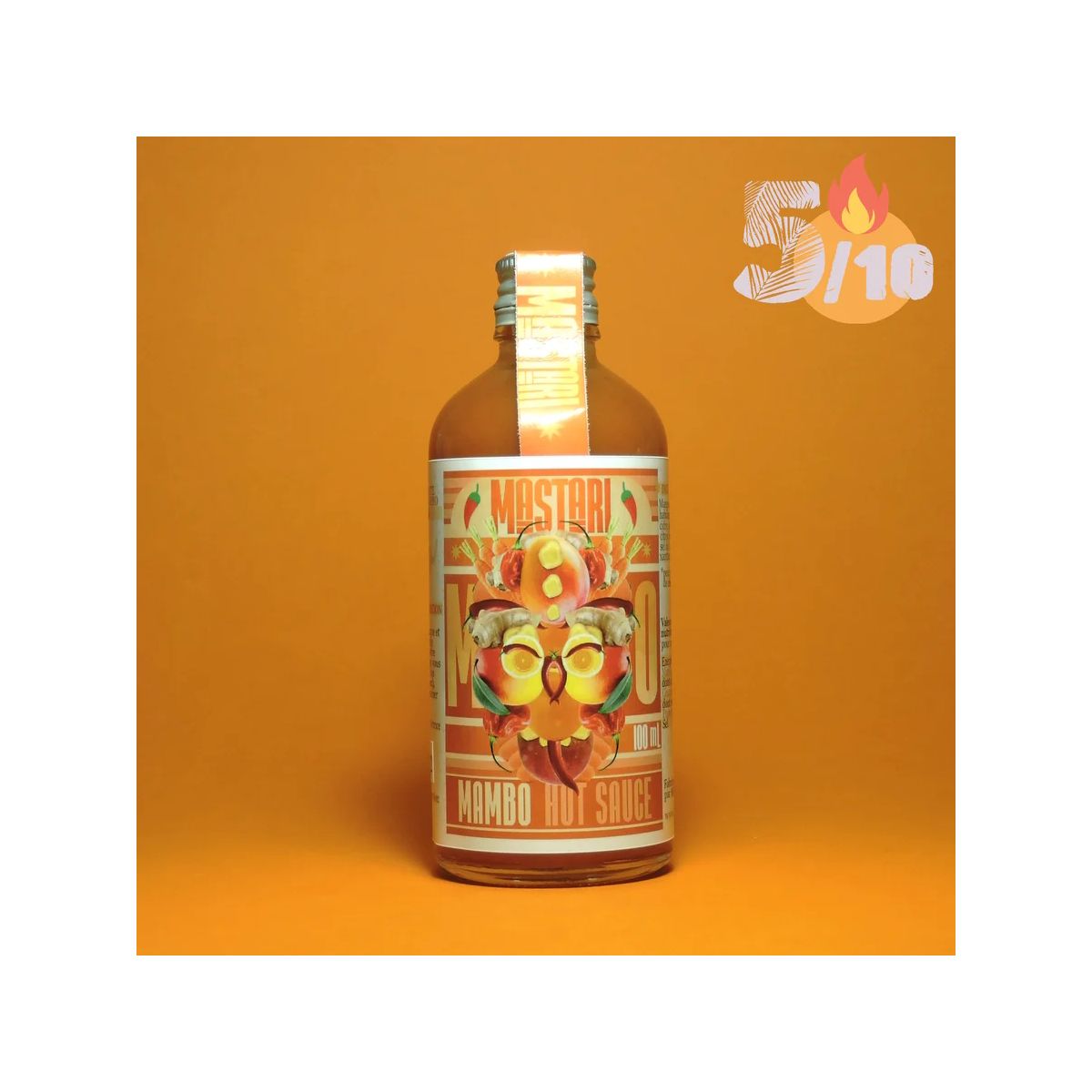 Sauce "Mambo" - Chaude et exotique (Force 5/10) 100ml