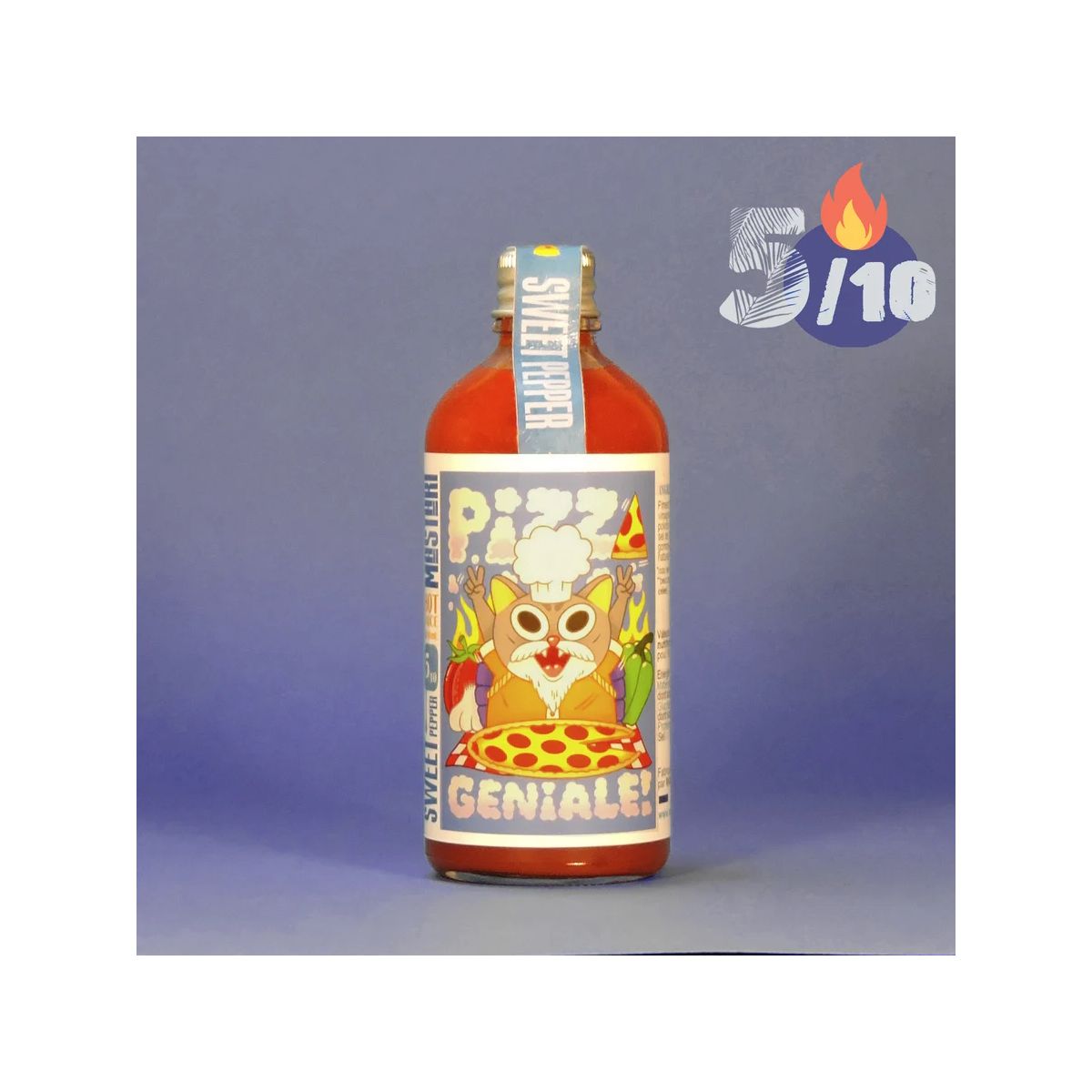 Sauce "Pizza Géniale" - version forte (Force 5/10) 100ml
