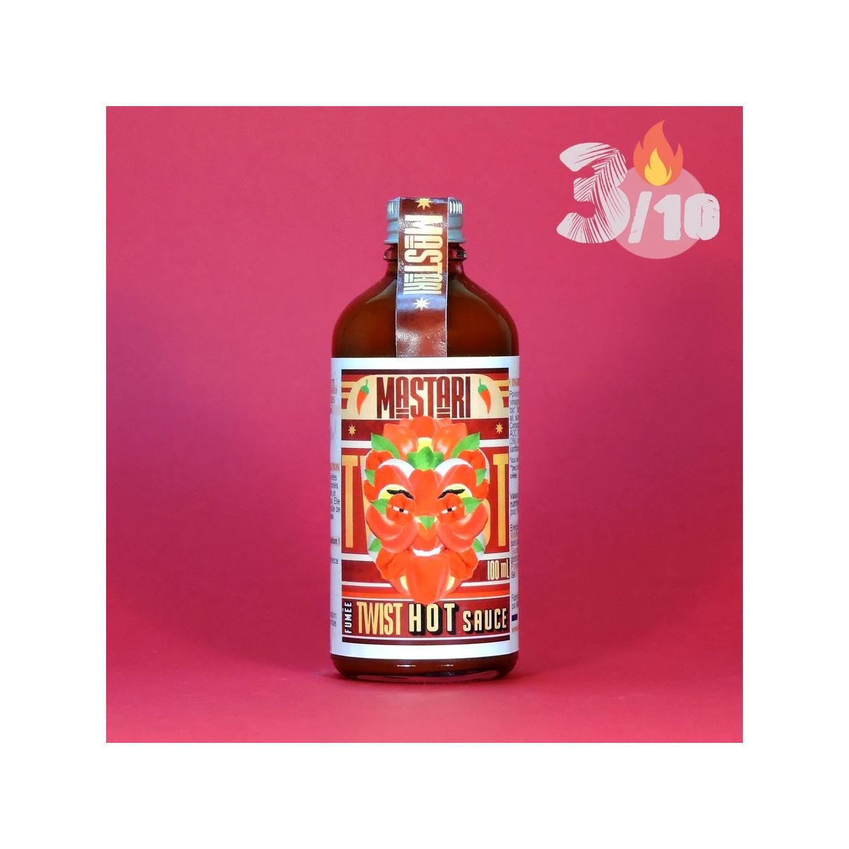 Sauce "Twist" - Chaleureuse et fumée (Force 3/10) 100ml